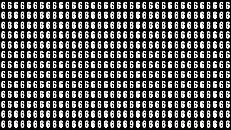 1 Minute Brain Teaser: You Have A High IQ If You Can Find the Number 9 in 15 Seconds