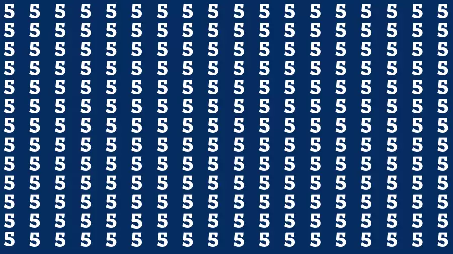 Brain Teasers for Geniuses: Find the Number 8 among 5s in 20 Seconds