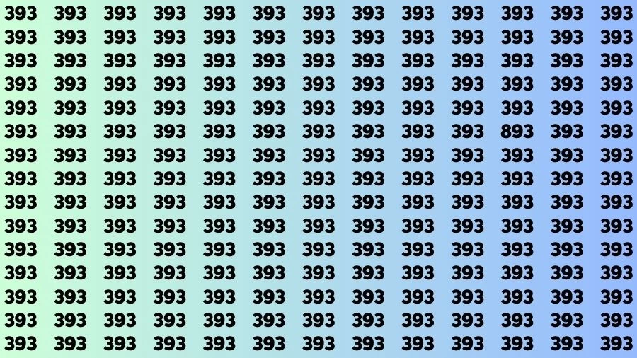 If you have Hawk Eyes Find the Number 5 among 1s in 20 Secs