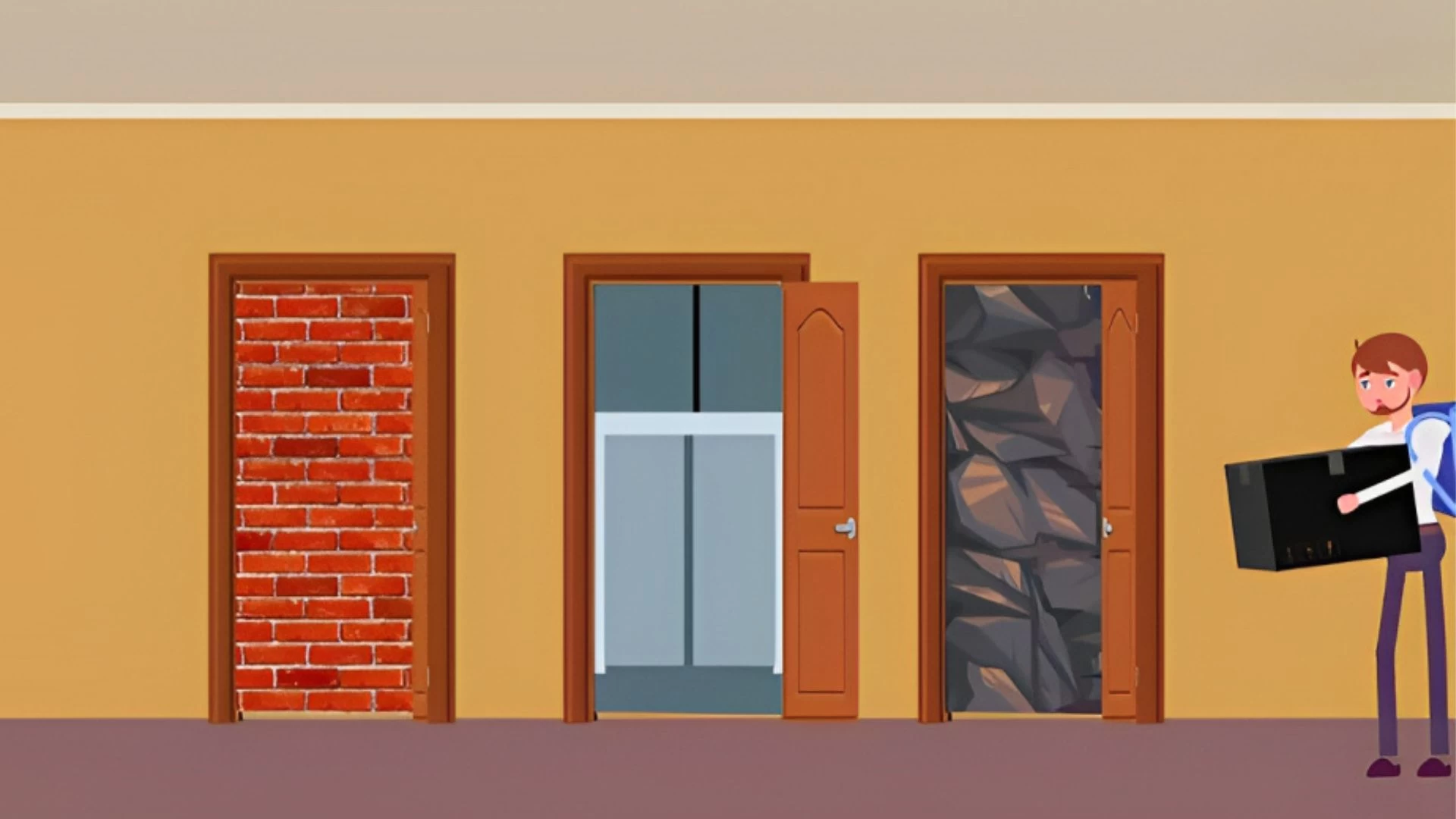 Can You Guess Which Door is Safe in This Picture Puzzle?