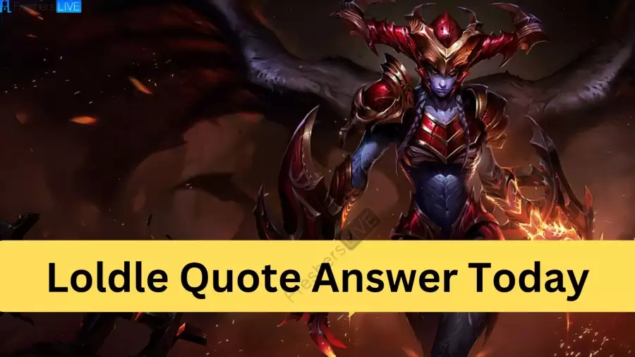 What Champion Says This? On wings of fury Loldle Quote Answer Today