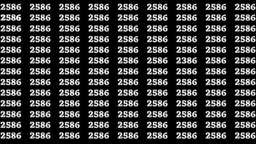 If you have Extra Sharp Eyes Find the Number 6 among 3s in 20 Secs