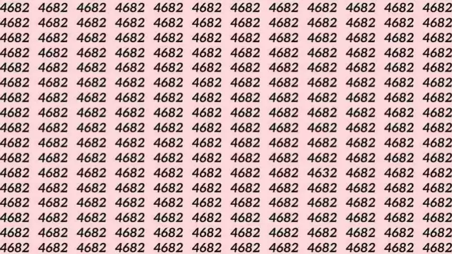 If you have Extra Sharp Eyes Find the Number 6 among 3s in 20 Secs