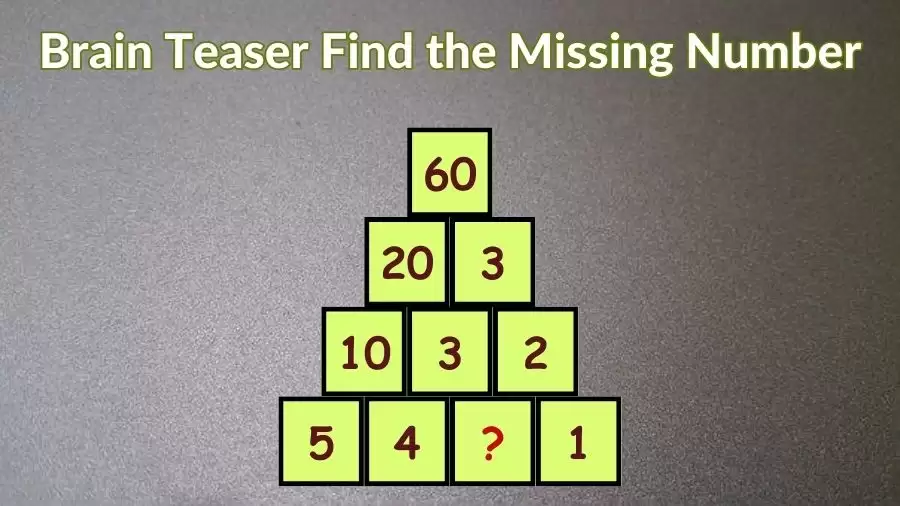 Brain Teaser Math Test: Find the Missing Number Within 30 Secs