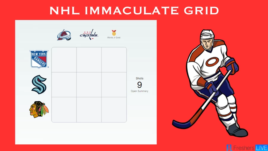 NHL Immaculate Grid August 08 2023 Answers: Meaning, Rules, and Trivia Explained