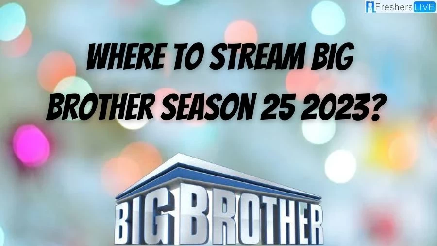 Where to Stream Big Brother Season 25 2023? When Do New Episodes Air?