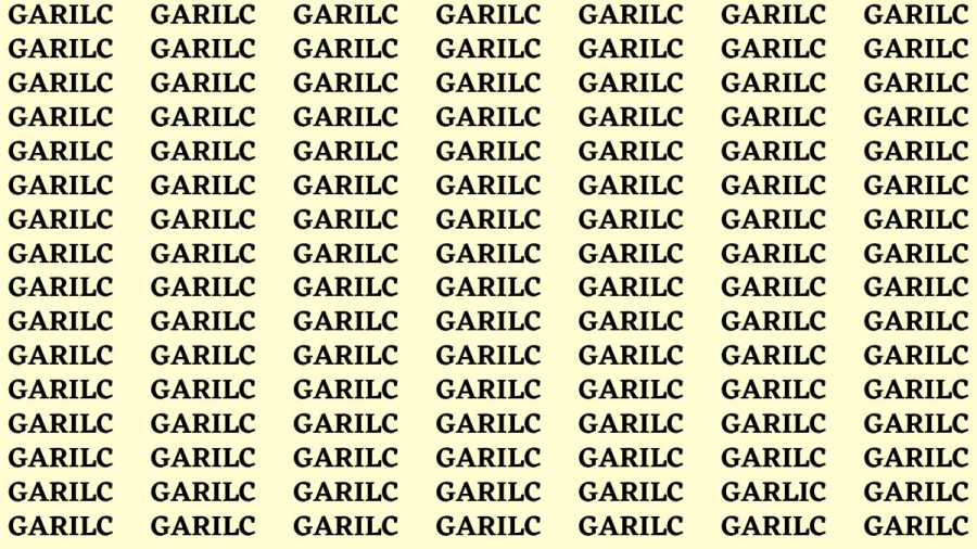 Brain Test: If You Have Hawk Eyes Find The Word Garlic In 15 Secs
