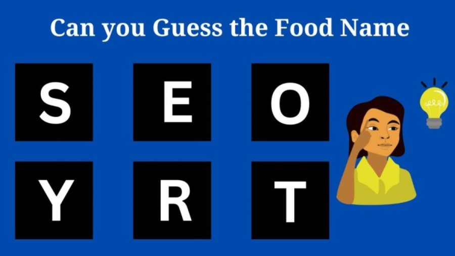 Brain Teaser: Can you Find the Food Name in 12 Seconds? Scrambled Word Puzzle