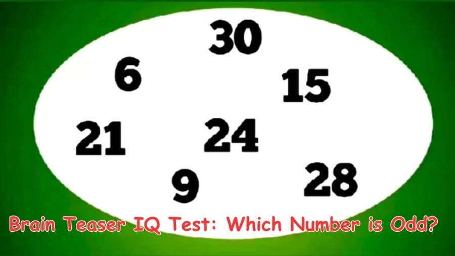 Brain Teaser IQ Test: Which Number is Odd? Viral Puzzle