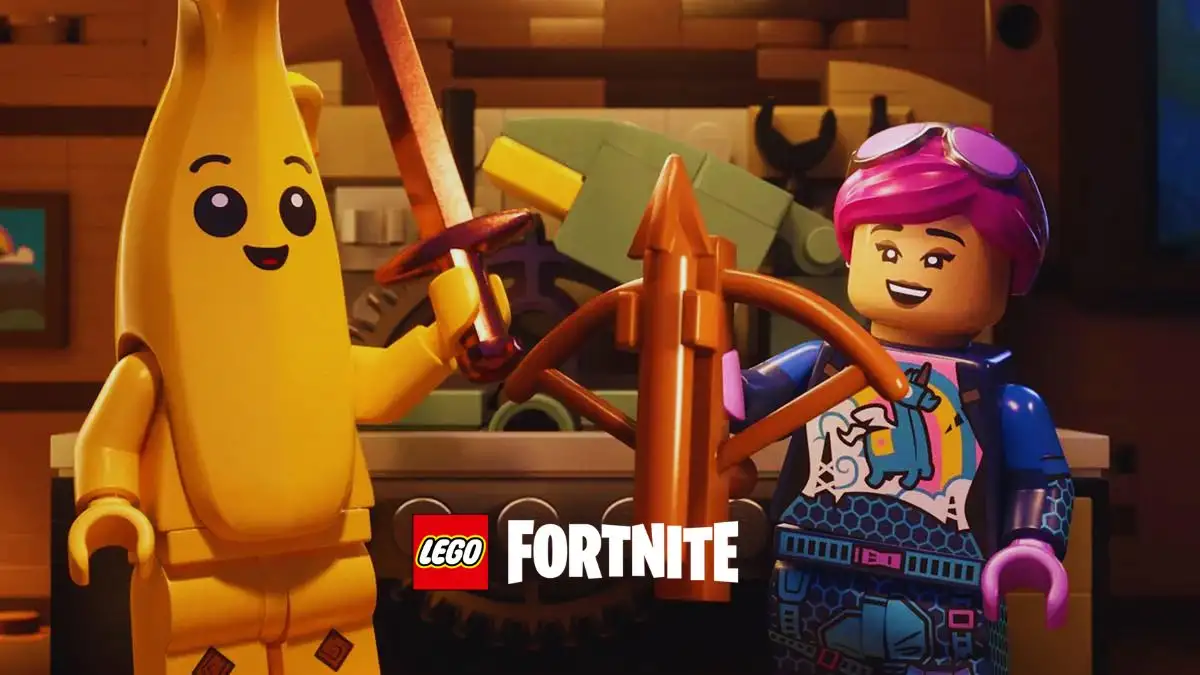 How to Make and Upgrade Recurve Crossbow In Lego Fortnite, Recurve Crossbow In Lego Fortnite.