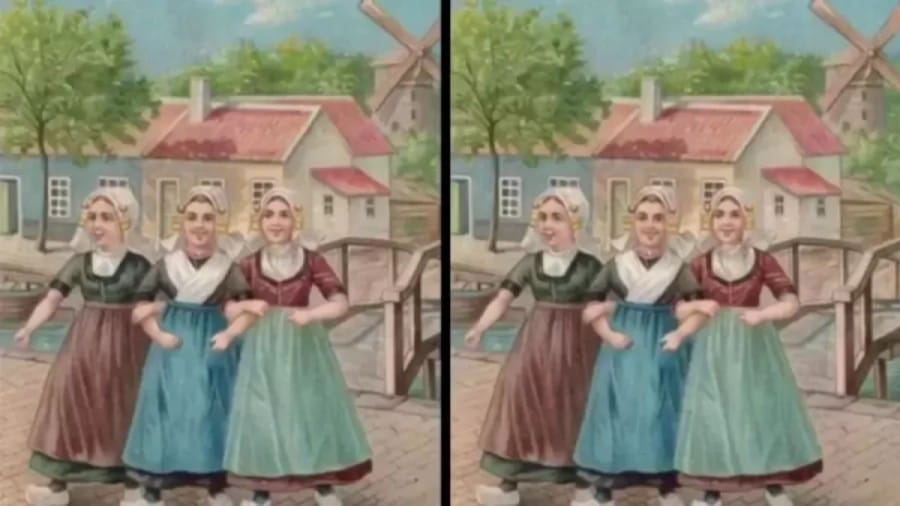 Optical Illusion: Can you find the Three Faces Looking at these Three Girls?