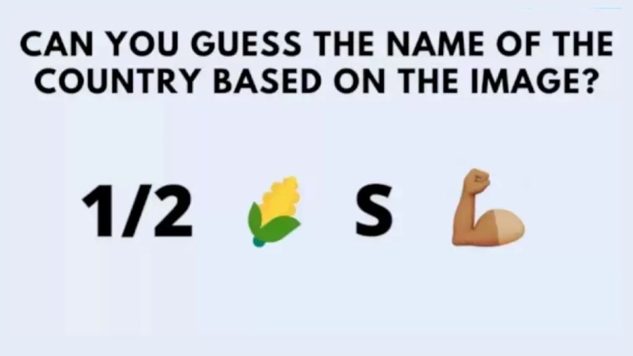 Brain Teaser Emoji Puzzle: Can You Guess The Name Of The Country Based On The Image In 15 Secs?