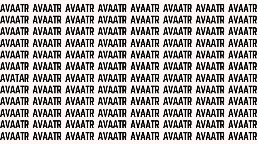 Brain Teaser: If You Have Sharp Eyes Find The Word Avatar In 22 Secs