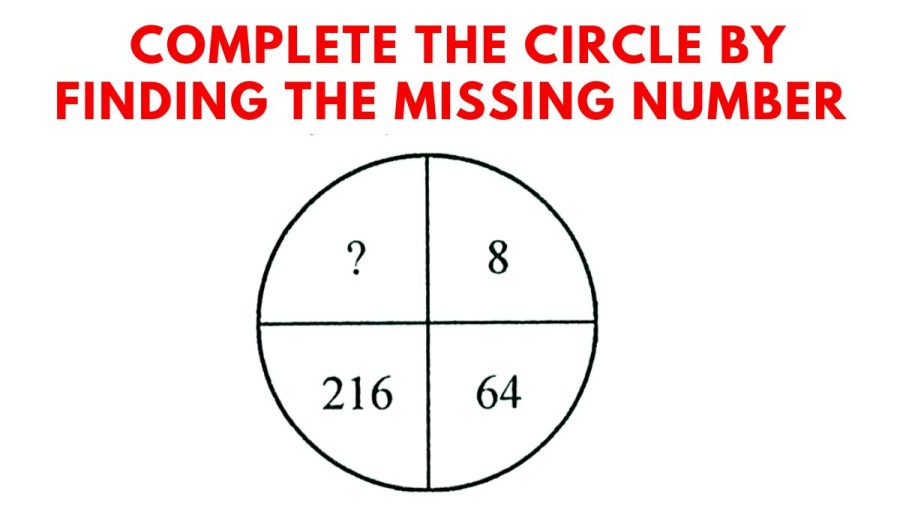 Brain Teaser: Complete The Circle By Finding The Missing Number