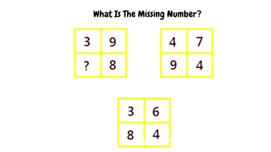 Brain Teaser Math Challenge - Find The Missing Number
