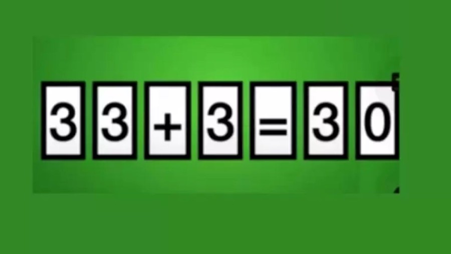 Brain Teaser: Move 1 Card To Fix The Equation - IQ Test
