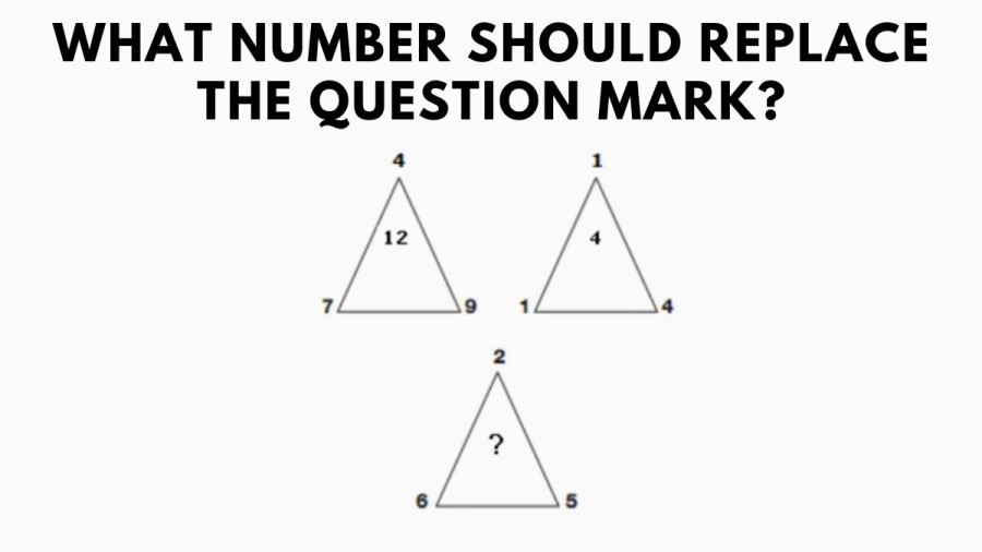 Brain Teaser Puzzle Trick: What Number Should Replace The Question Mark?