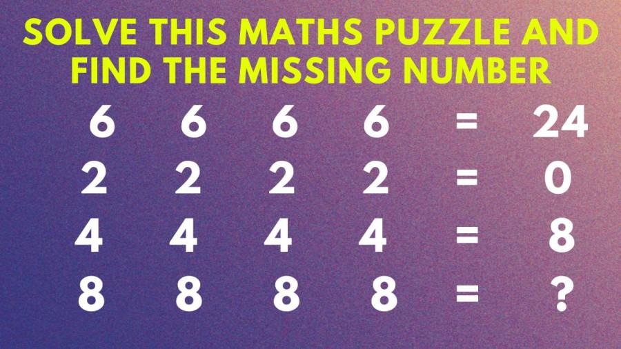 Brain Teaser: Solve This Maths Puzzle And Find The Missing Number In 1 Minute