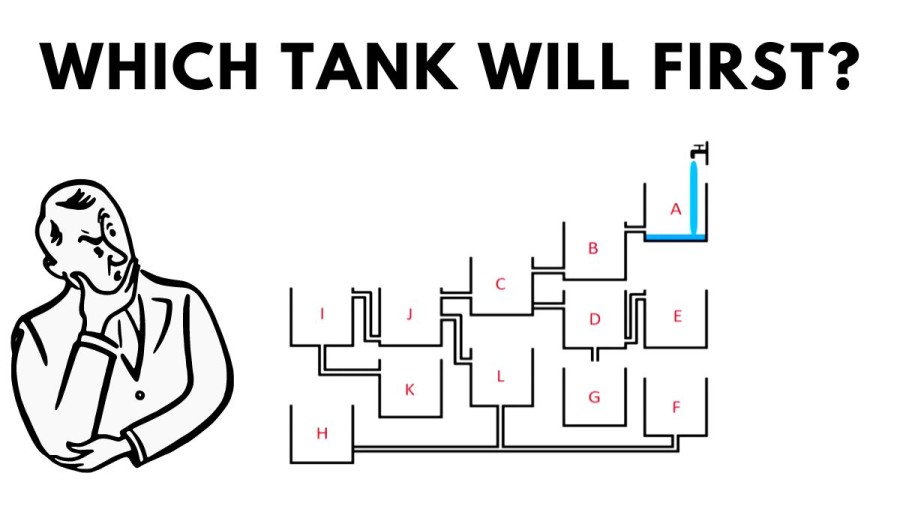 Brain Teaser To Test Your Observation: Which Tank Will First?