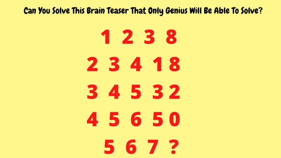 Can You Solve This Brain Teaser That Only Genius Will Be Able To Solve?
