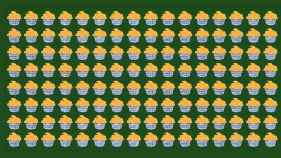 Optical Illusion: Can You Locate The Odd Cupcake In This Image?