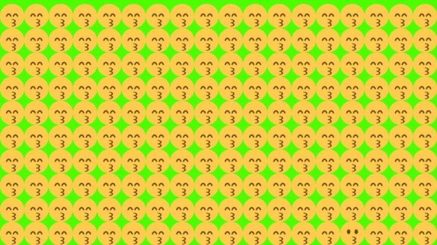 Optical Illusion Emoji Challenge: Can You Spot the Odd One in 10 Secs?