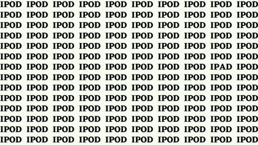 Optical Illusion: If You Have Hawk Eyes Find iPad Among iPod in 20 Secs