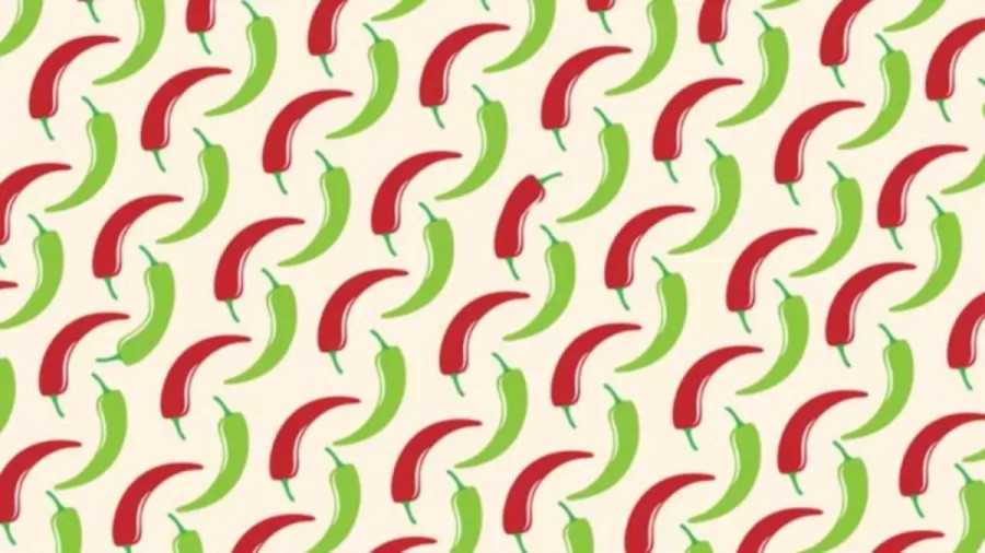 Optical Illusion: There Are Chili Peppers With Double Stems Hidden In This Image, Can You Find Them All Within 30 Seconds?